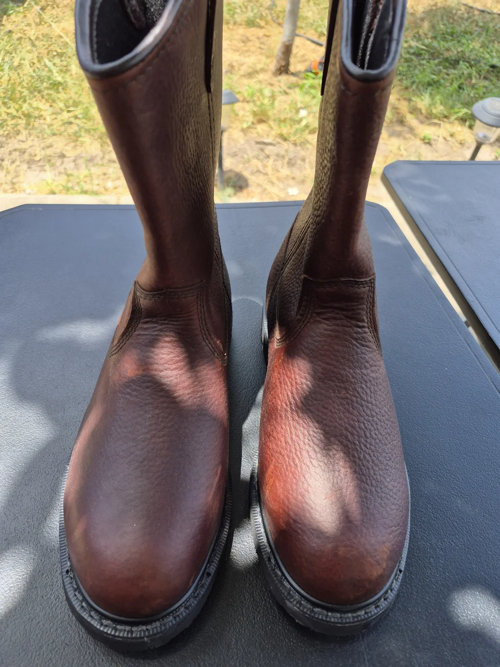 9.5W Work By Red Wing Shoes Dark Brown Work Pull-On Boots. NWB